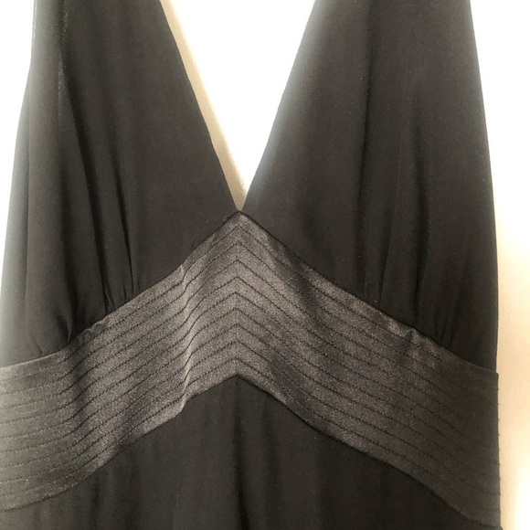 90s / Y2K Laundry dress womens 10 silk chiffon ruffled cocktail - Picture 7 of 12